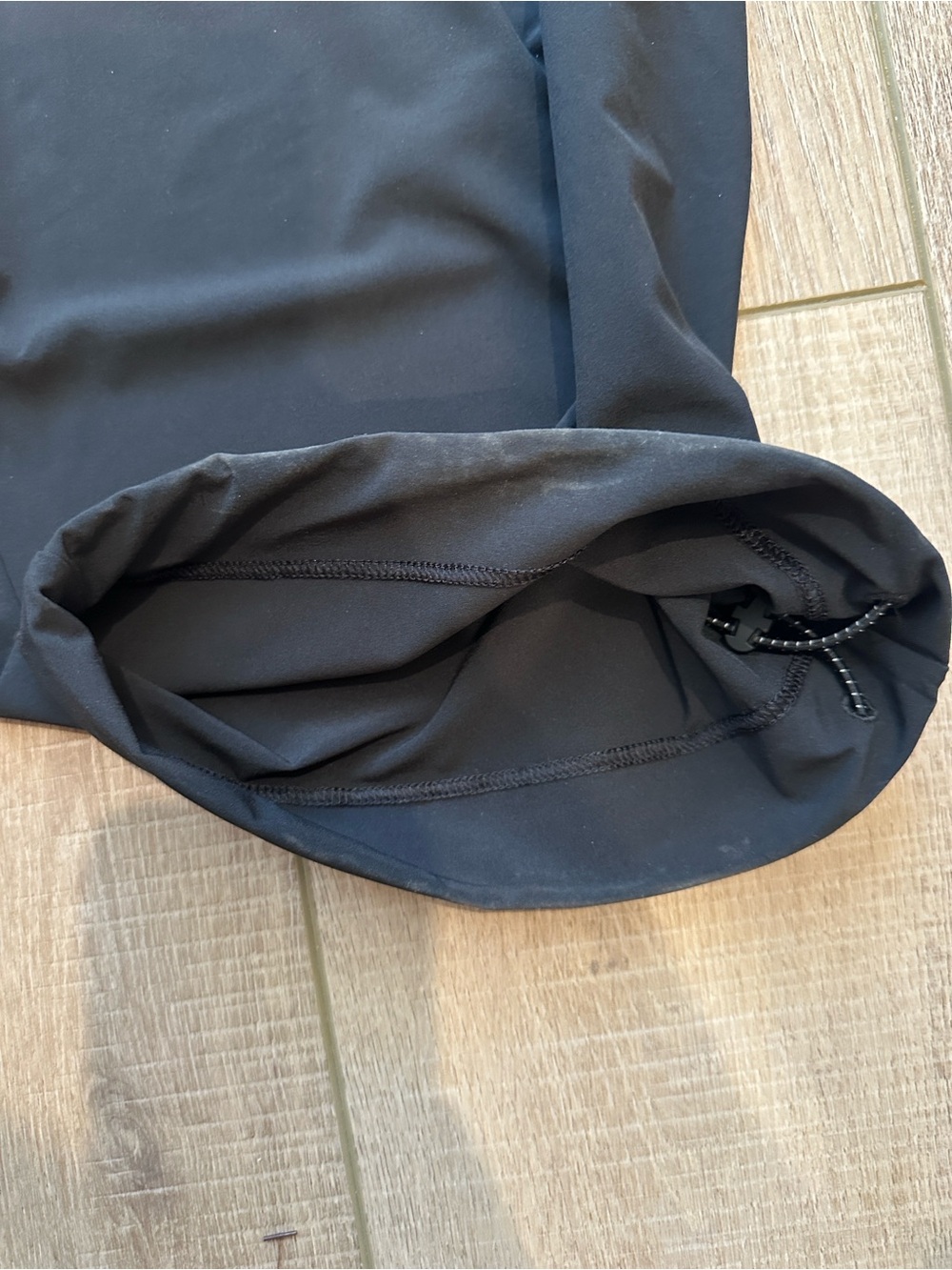 Fabletics Black Twist-Front Wide-Leg Jumpsuit - Picture 6 of 13
